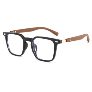 Retro Anti Blue Computer Glasses For Women Flexible TR90 Square Eyeglasses Frame Filter Blue Light Glasses For Men