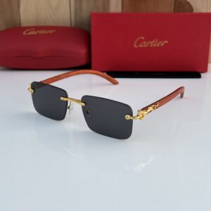 Rimless Sunglasses Trendy Vintage Square Sunglasses For Men /Women