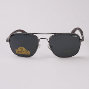 Raybon Cartier Pilot Vintage Black & Black Sunglasses For Men / Women