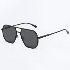 Luxury Metal Photochromic Sunglasses Men Women Fashion Black & Black Polarized Sun Glasses Stylish Chameleon Anti-glare Driving Shades UV400