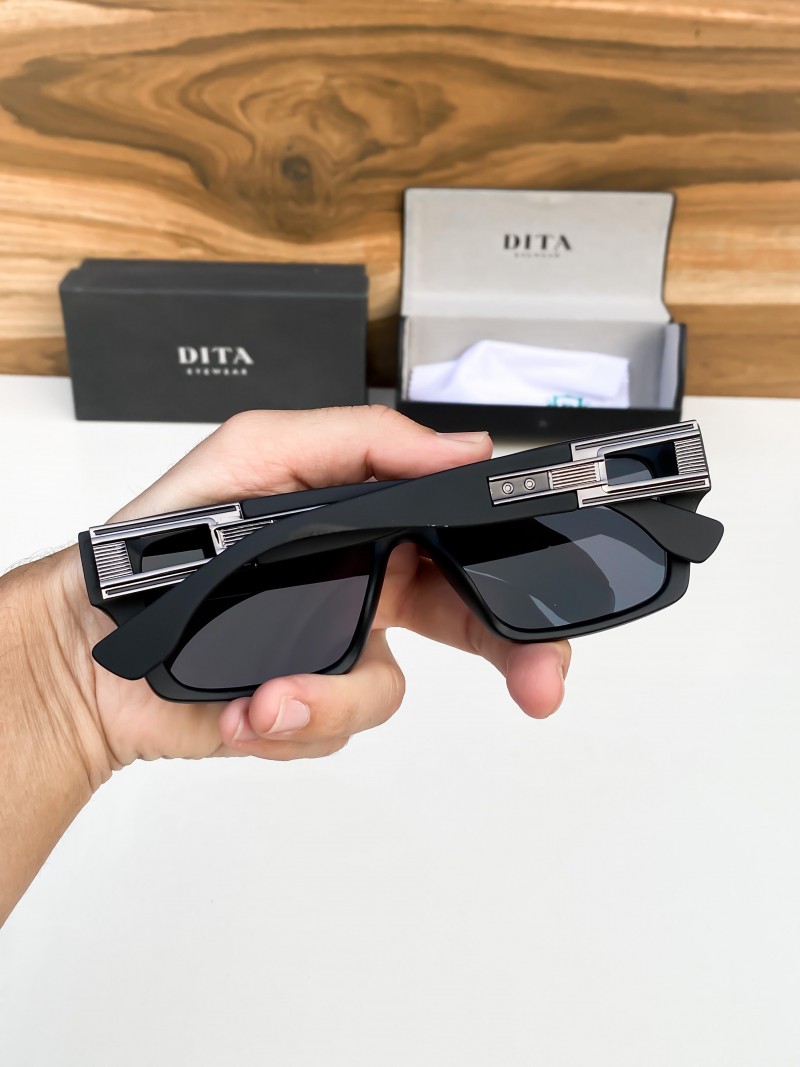 DiTa Luxury Designer Style Thick Horn Rim Fashion Sunglasses - Image 7