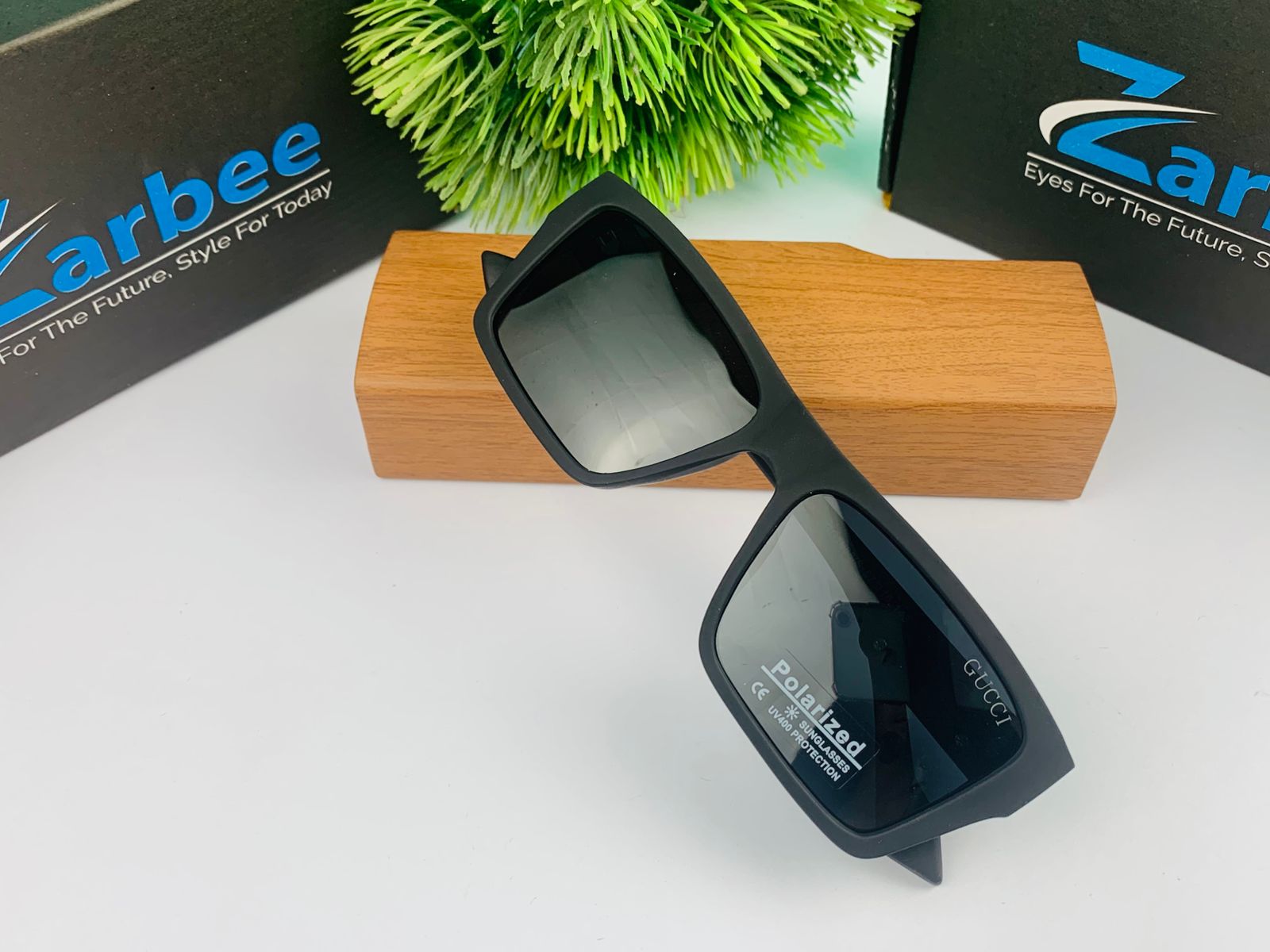 Polarized Matt Black Best Quality Sunglasses For Men - Image 2
