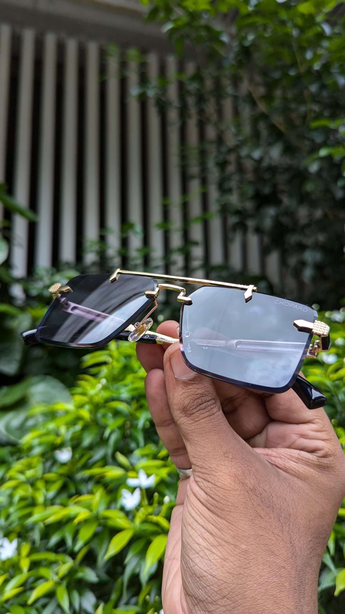 Brand Design Men Rimless Sunglasses - Image 4