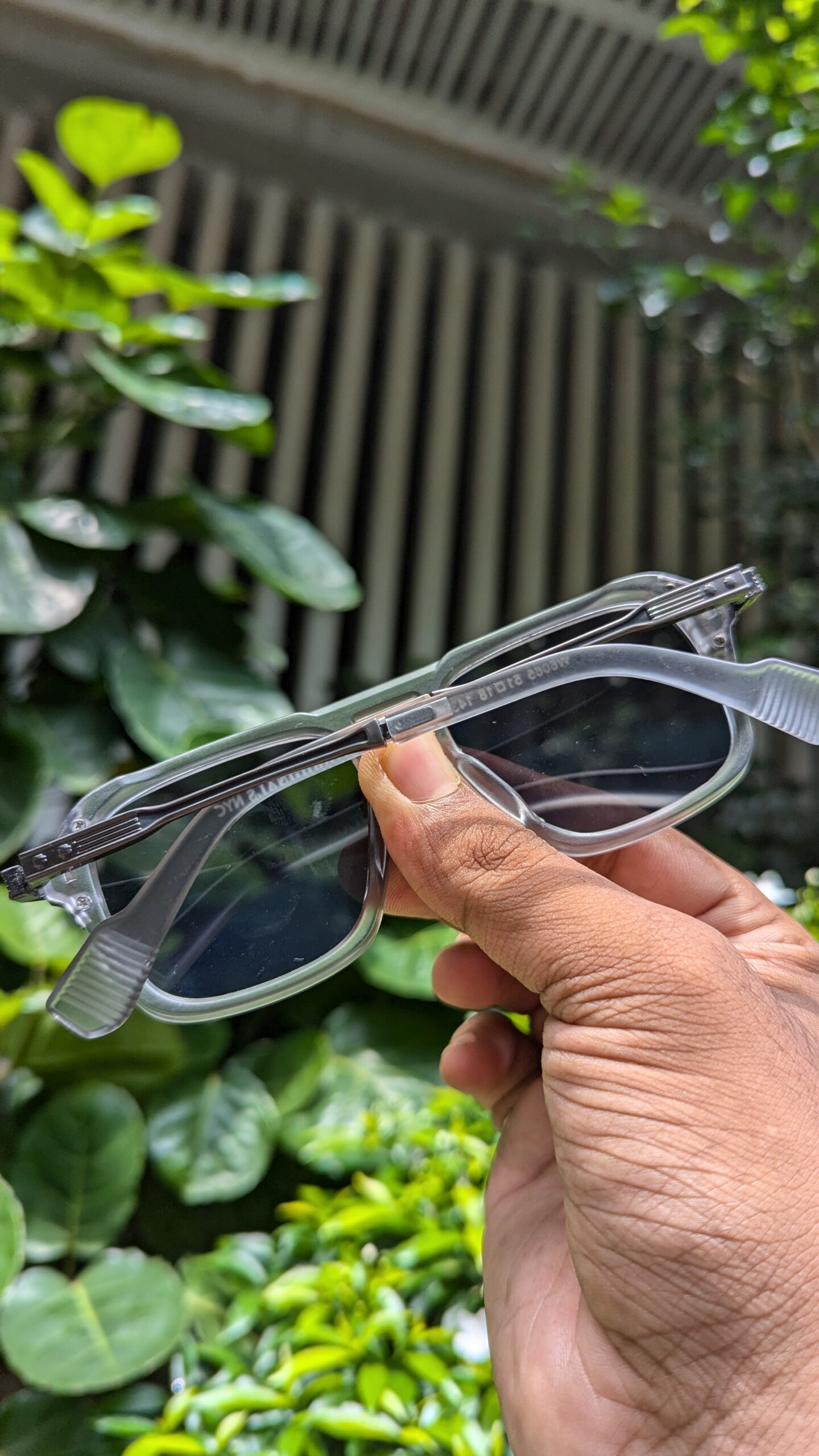 Gray Color Unique moscot Sunglasses - Image 3