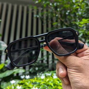 Black&Black Color Unique moscot Sunglasses