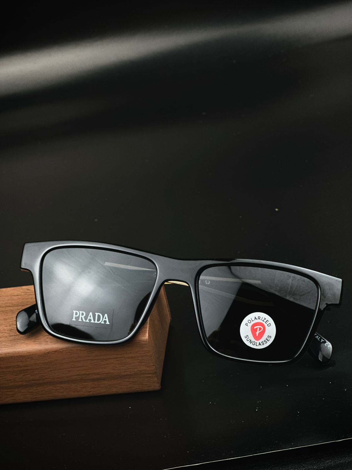 Prada_144_black_gold Sunglasses - Image 2