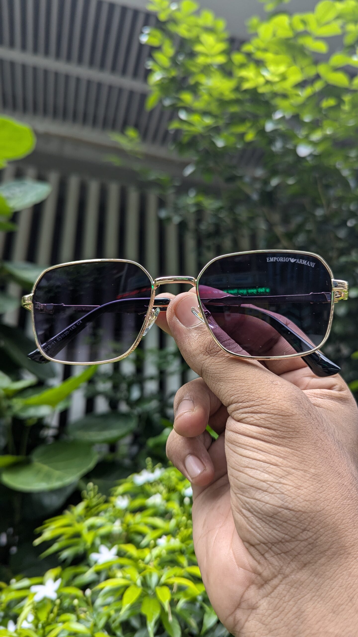 Emporio Armani Frame Metal Sunglasses New Driving Fashionable Sunglasses New Classic Best Design UV Protection Glass Unisex Frame UV Protection - Image 4