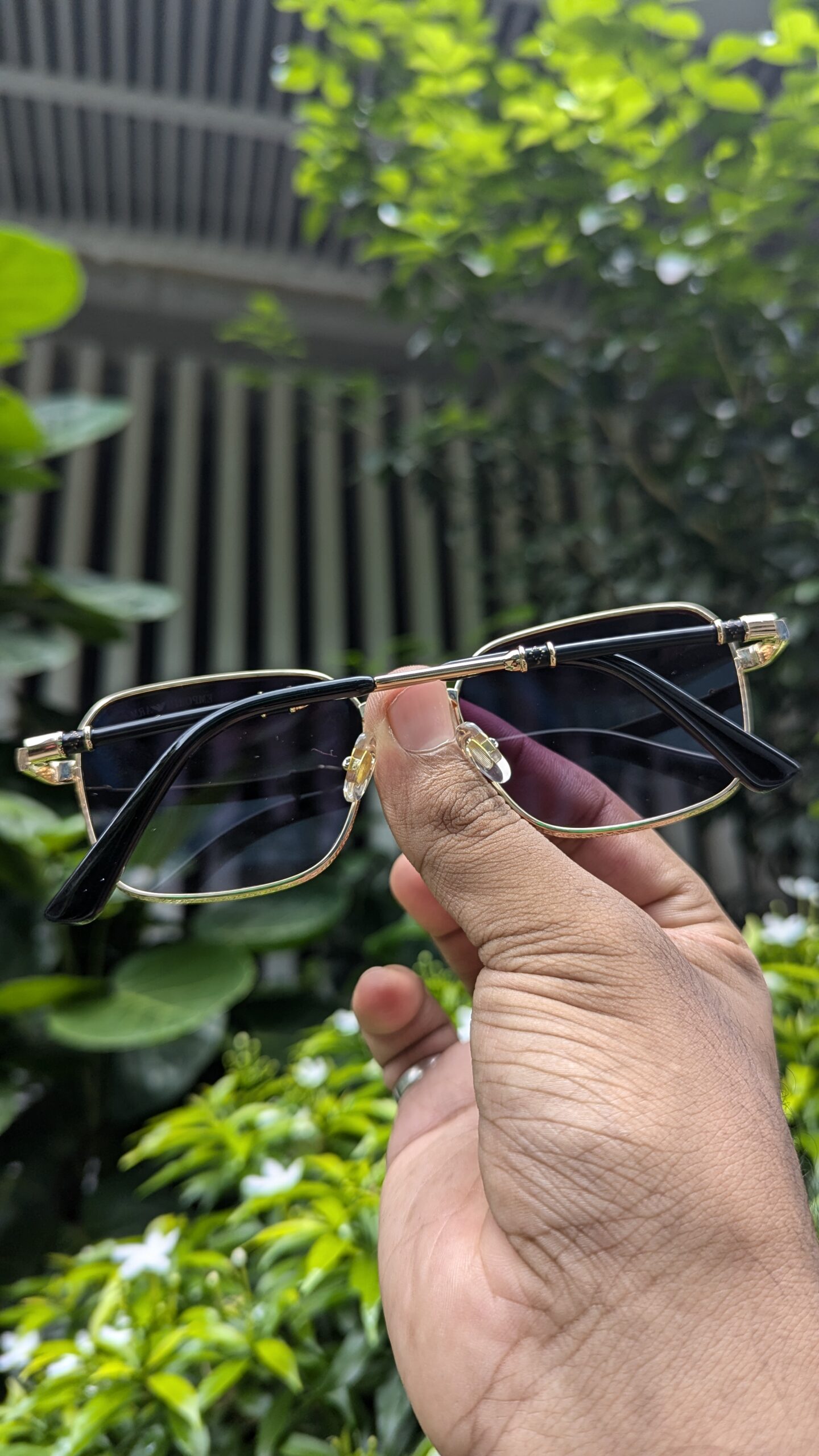 Emporio Armani Frame Metal Sunglasses New Driving Fashionable Sunglasses New Classic Best Design UV Protection Glass Unisex Frame UV Protection - Image 2