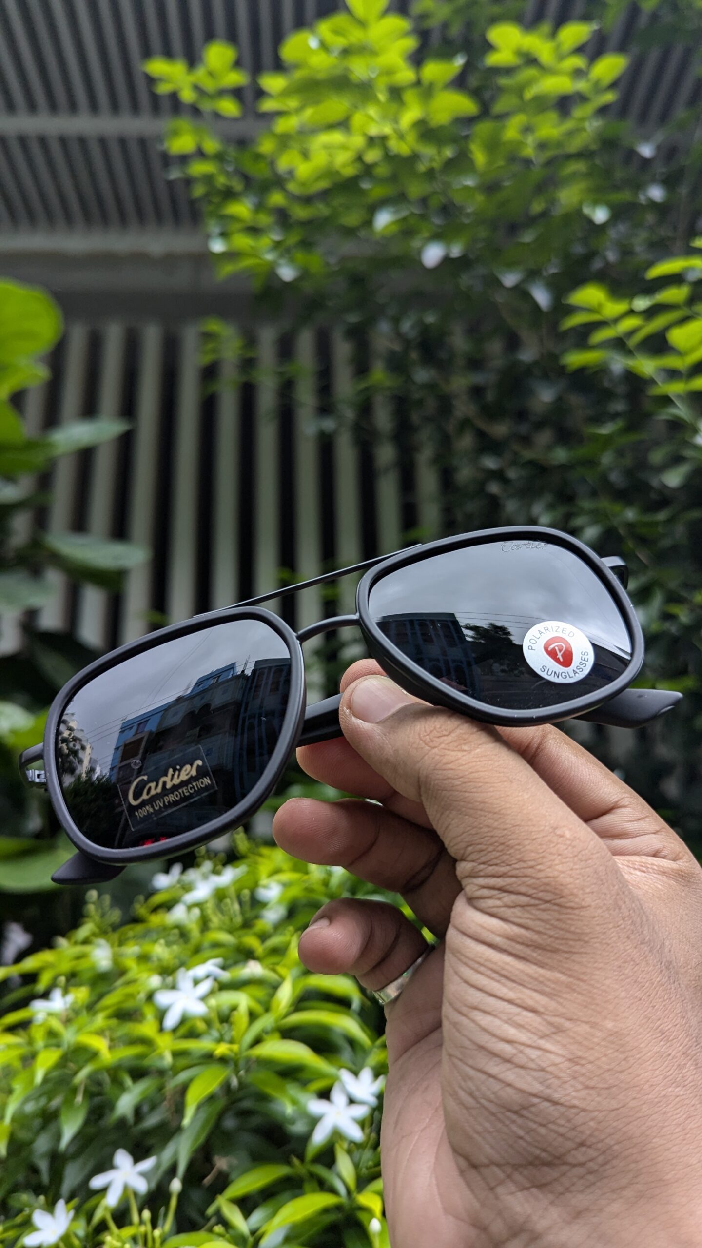 Luxury cartier polarized sunglass