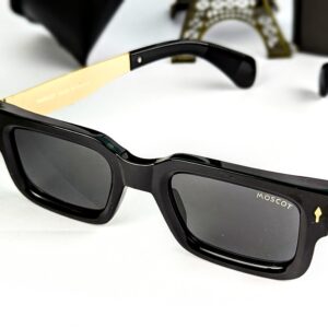 Black&golden Color Unique moscot Sunglasses