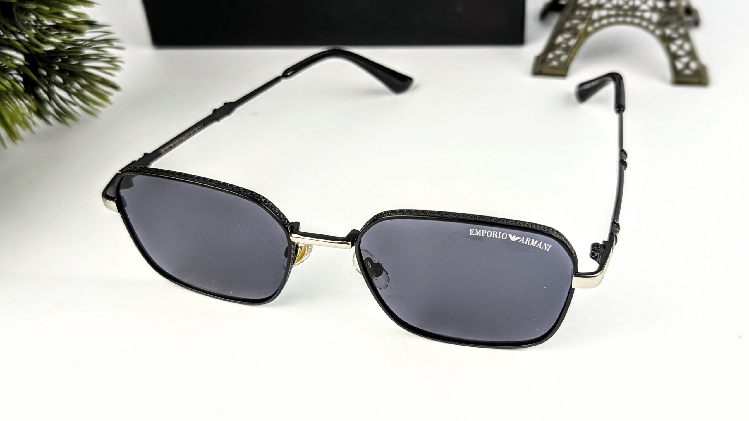 Emporio Armani Frame Metal Sunglasses New Driving Fashionable Sunglasses New Classic Best Design UV Protection Glass Unisex Frame UV Protection - Image 4