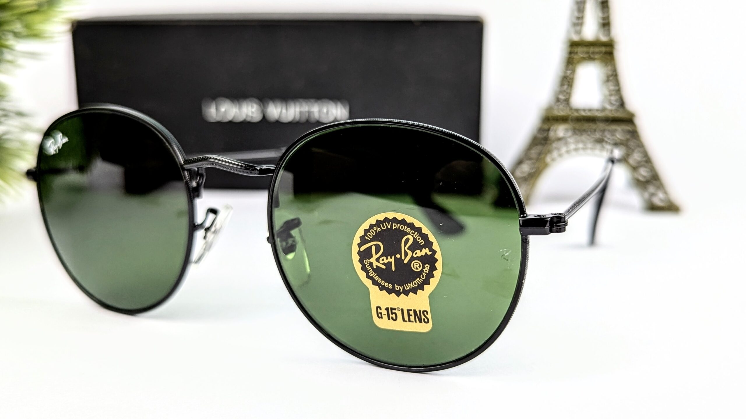 Ray Ban Metal Round Circle Style Sunglasses - Image 2