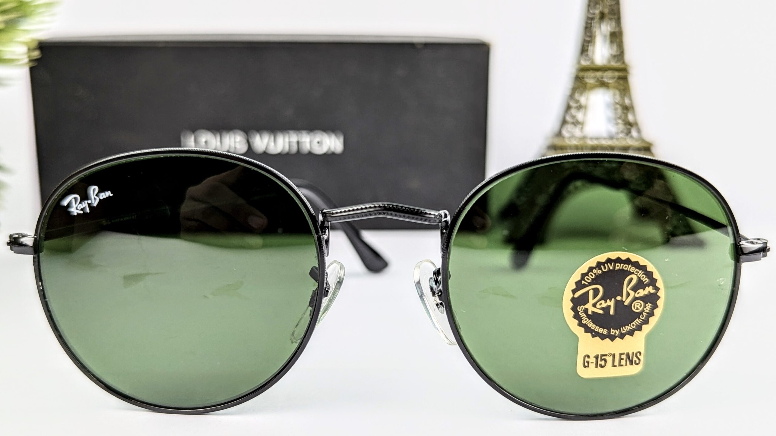 Ray Ban Metal Round Circle Style Sunglasses - Image 4