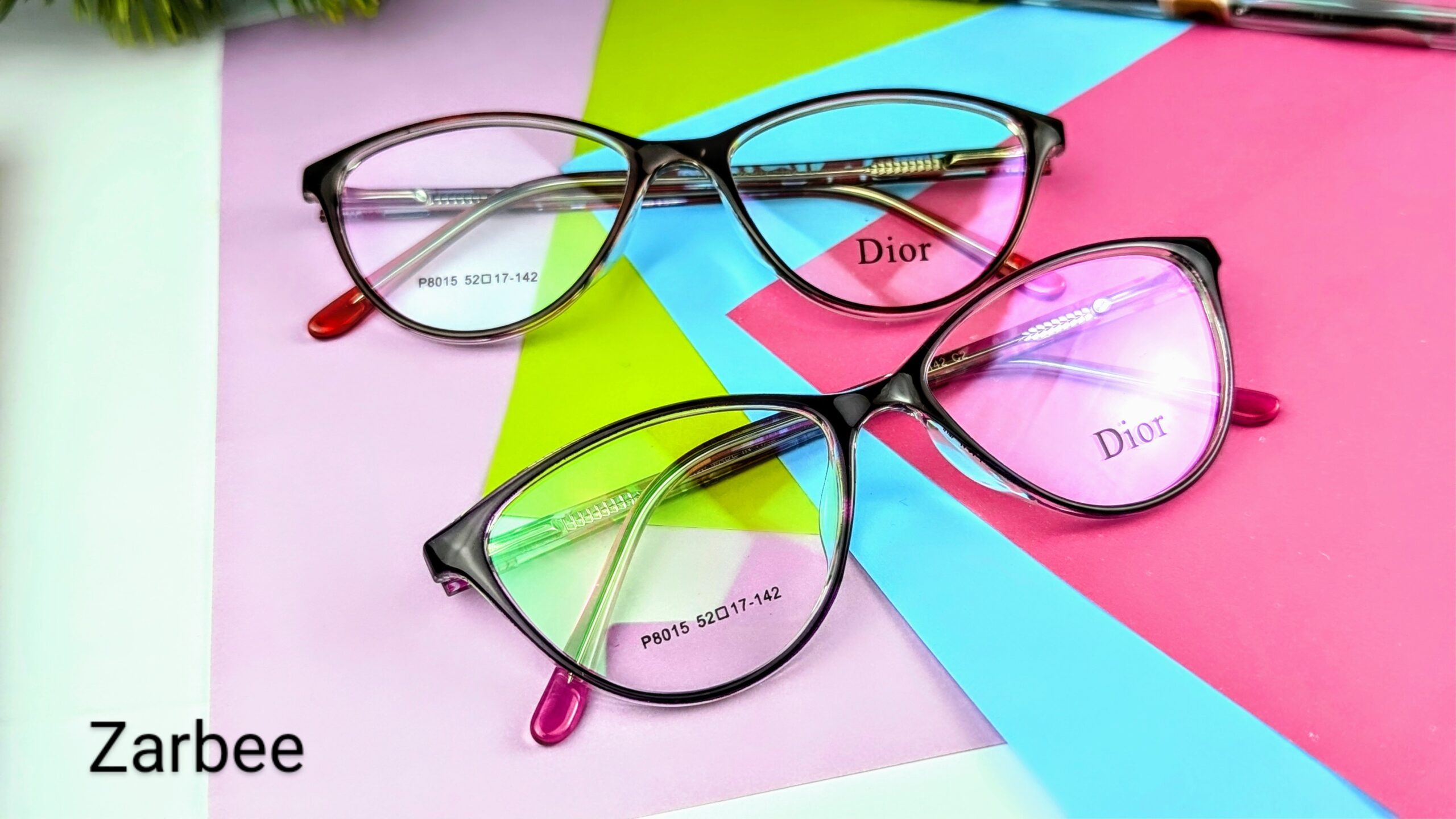 Only frame Dior eye Glasses Female Transparent Frame Ins Girl New