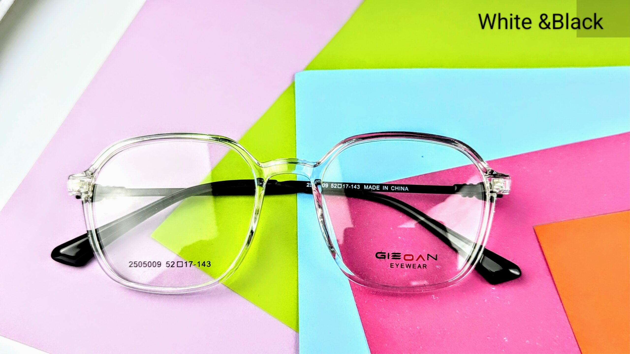 Only frame New styles eye Glasses Female Transparent Frame Ins Girl New - Image 4