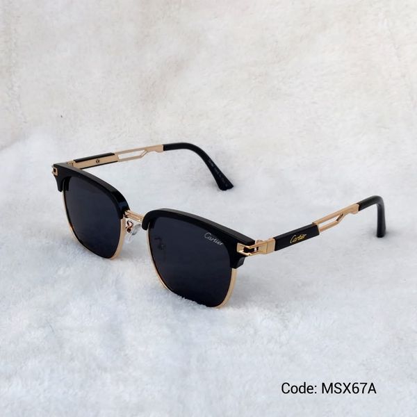 Cartier Premium Metal Brand Luxury Fashion Sunglass