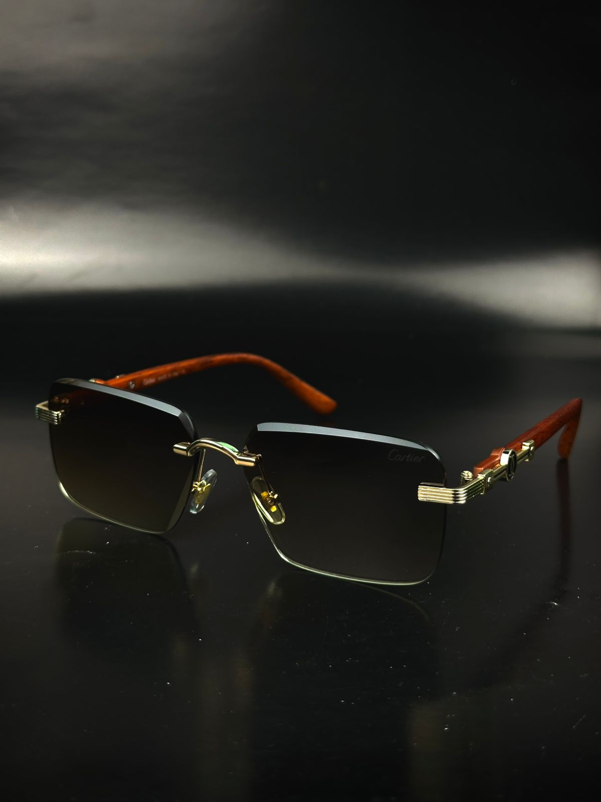 Brand Design Rimless Sunglasses For Men / Women - Image 3