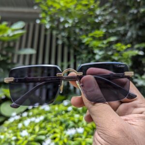Brand Design Rimless Sunglasses For Men / Women