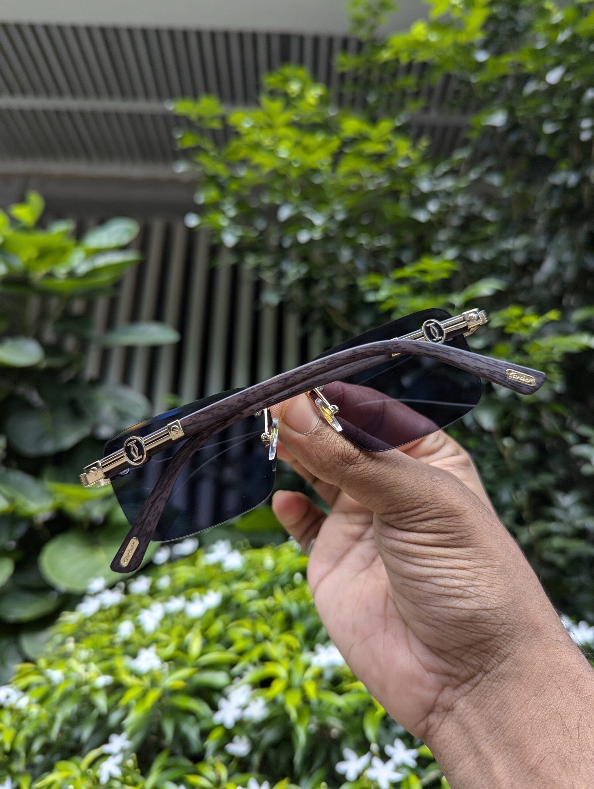 Brand Design Rimless Sunglasses For Men / Women - Image 4