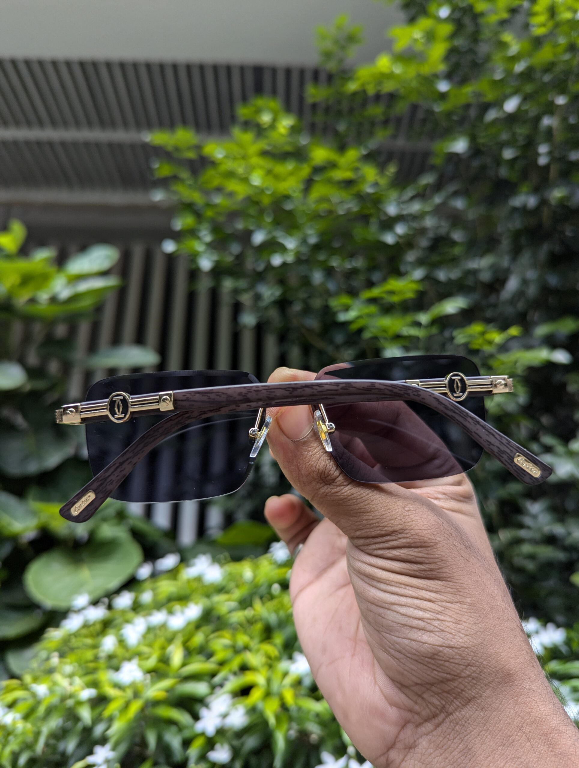 Brand Design Rimless Sunglasses For Men / Women - Image 3