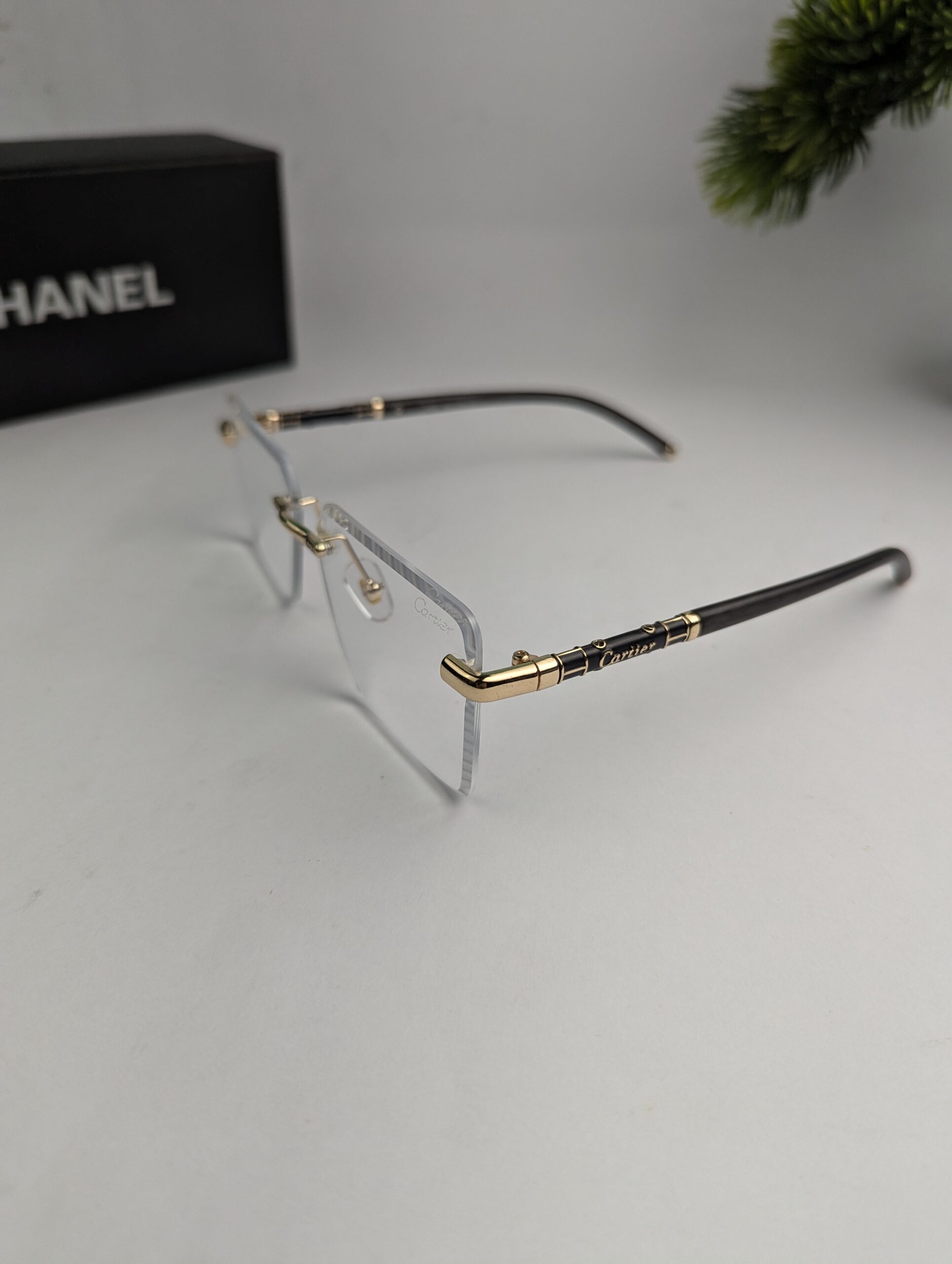 New Cartier Rimless Sunglasses For Men / Women - Image 4