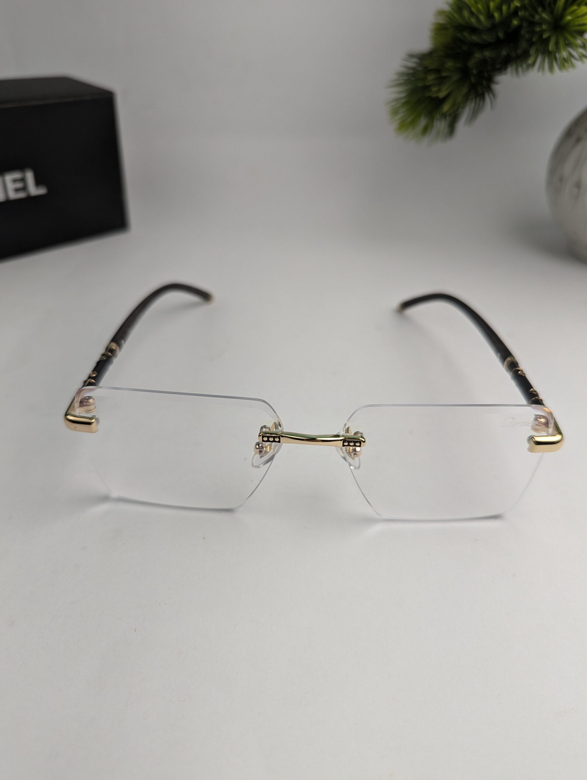 New Cartier Rimless Sunglasses For Men / Women - Image 2