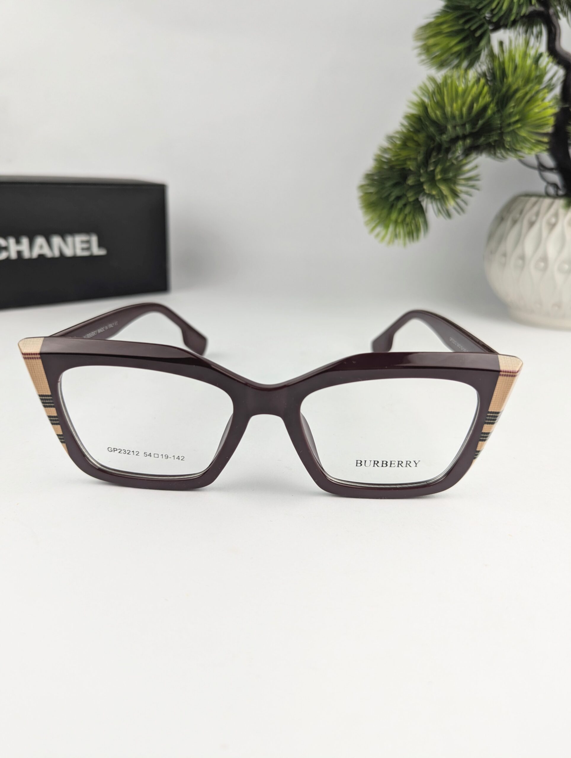 transparent Premium Quality Women’s/women light Trendy Stylish optics Eye Glass | (Only Frame)