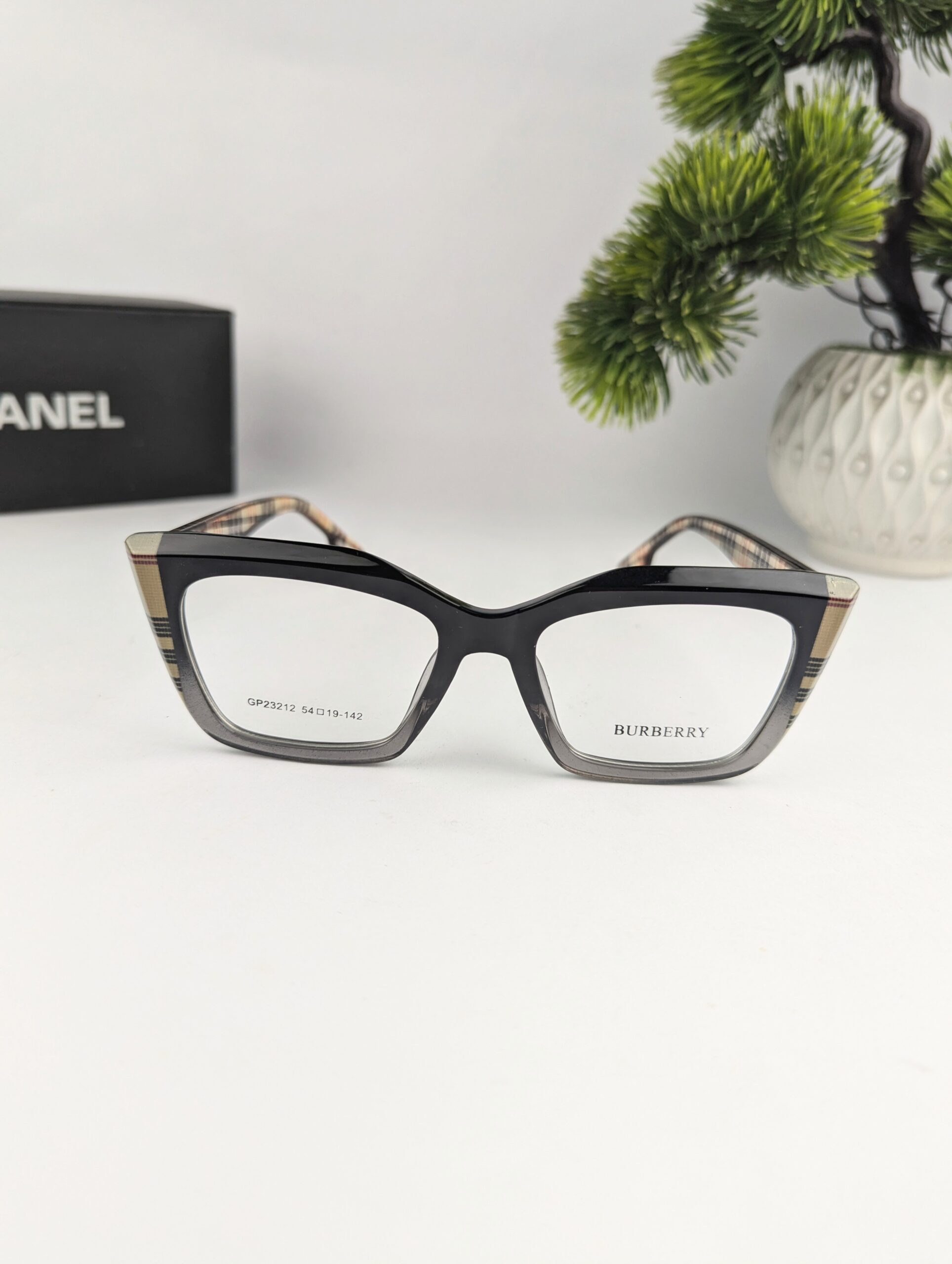 transparent Premium Quality Women’s/women light Trendy Stylish optics Eye Glass | (Only Frame)