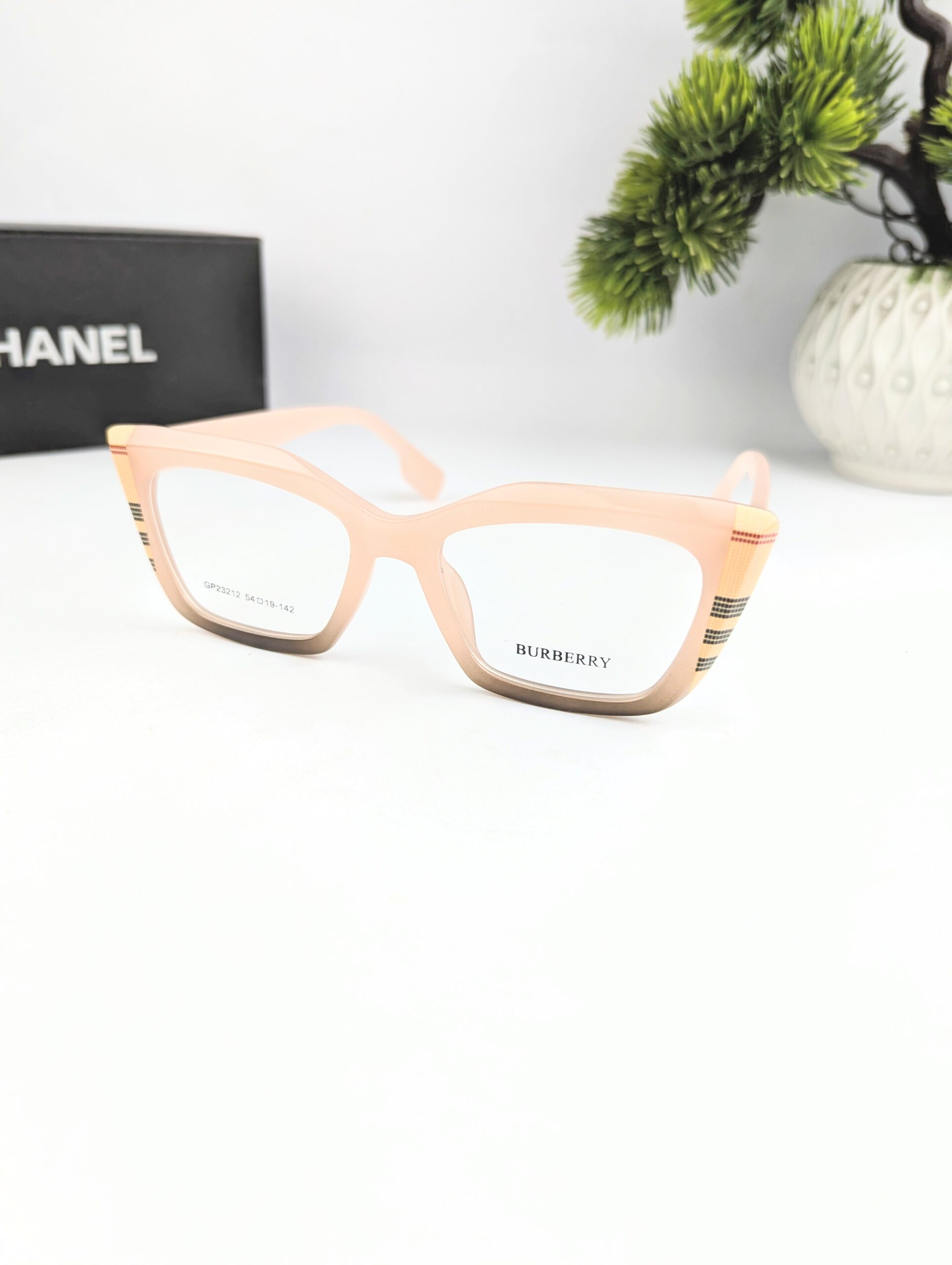 transparent Premium Quality Women’s/women light Trendy Stylish optics Eye Glass | (Only Frame)