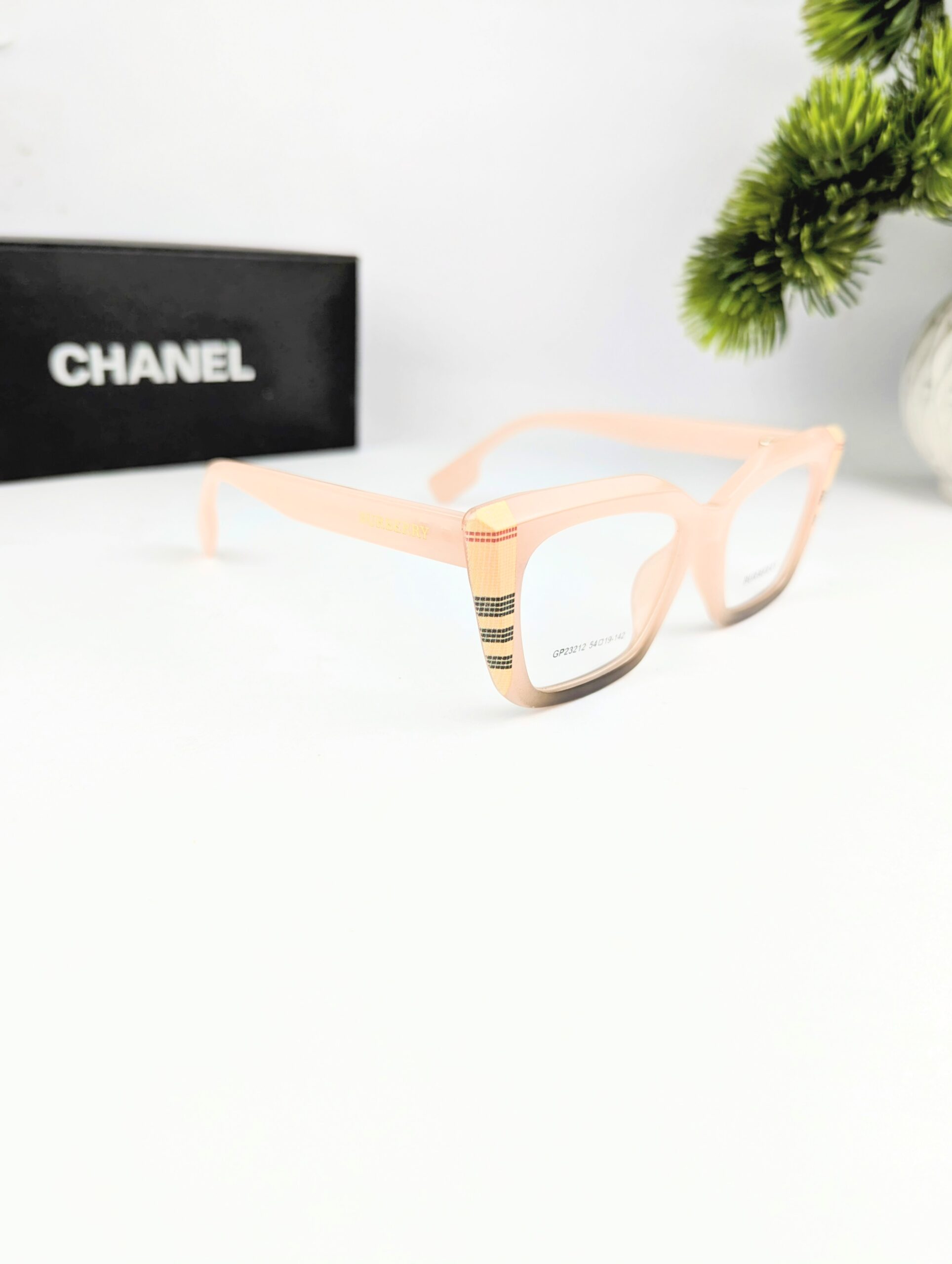 transparent Premium Quality Women’s/women light Trendy Stylish optics Eye Glass | (Only Frame) - Image 3