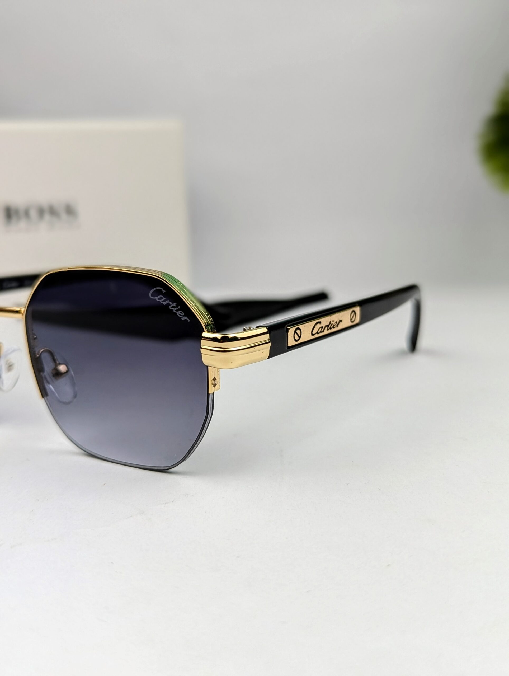 Cartier Premium Metal Brand Luxury Fashion Sunglass - Image 3