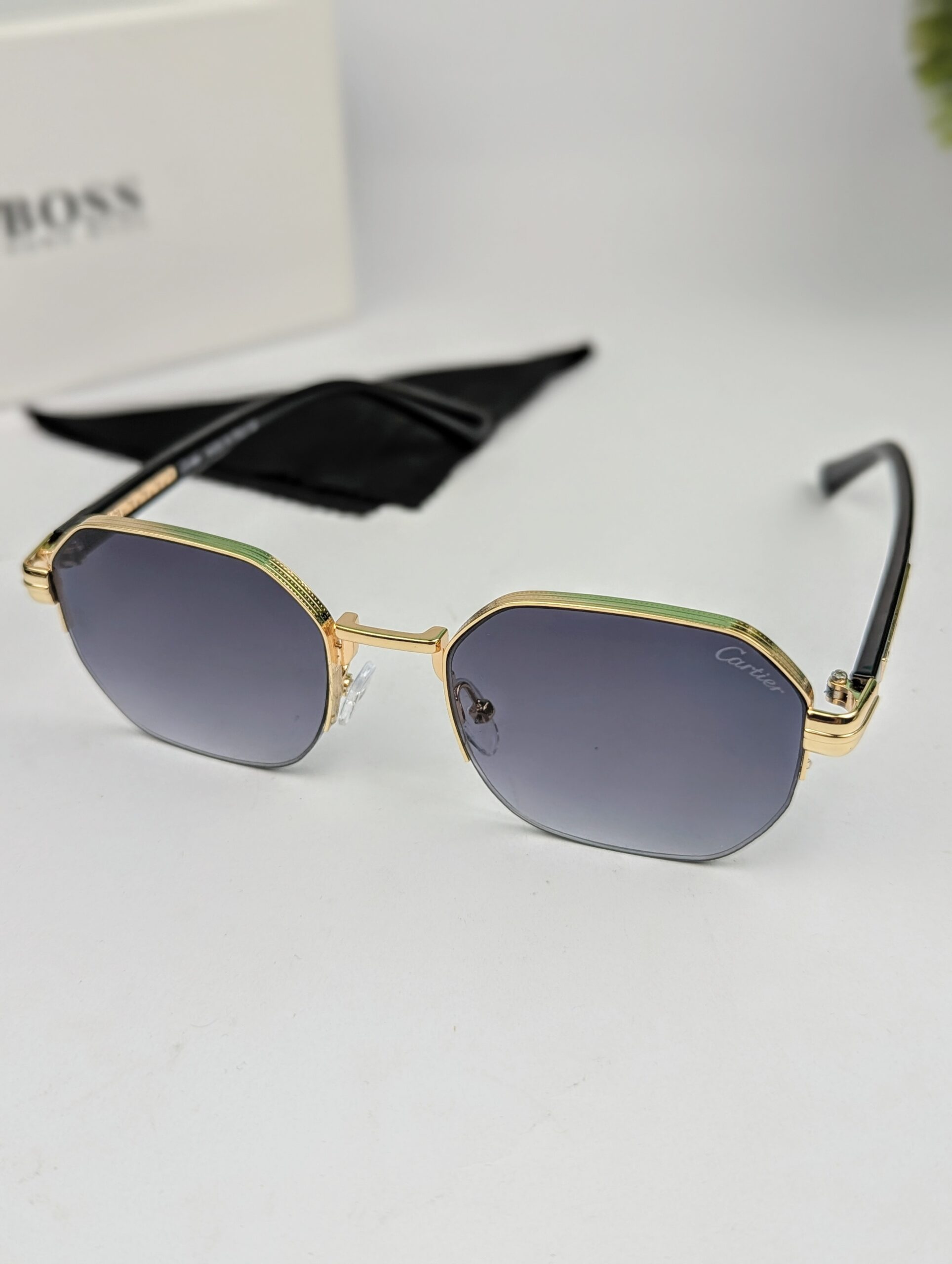 Cartier Premium Metal Brand Luxury Fashion Sunglass - Image 4