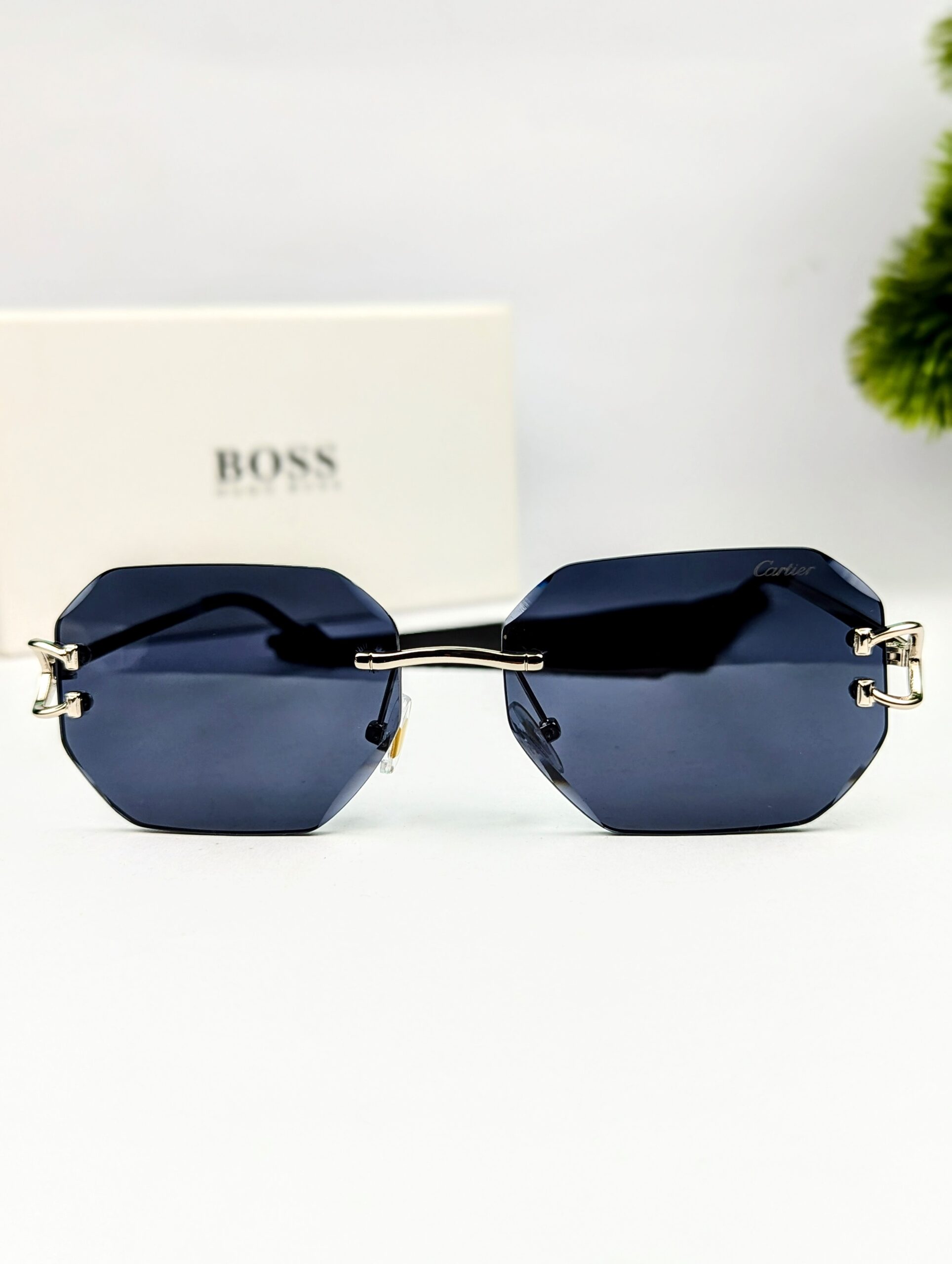 Cartier Rimless premium quality unisex sunglasses - Image 2
