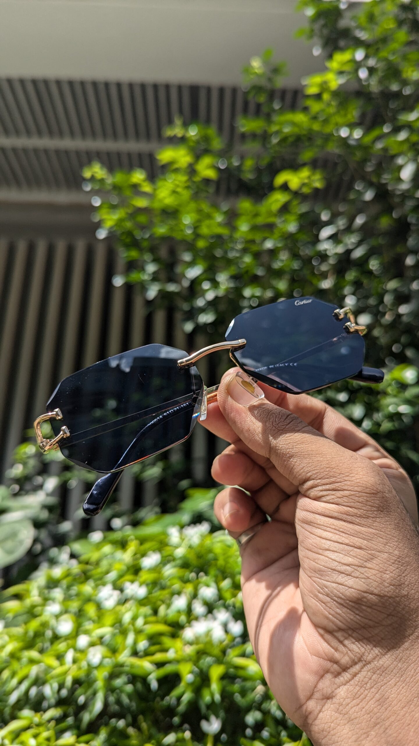 Cartier Rimless premium quality unisex sunglasses - Image 2