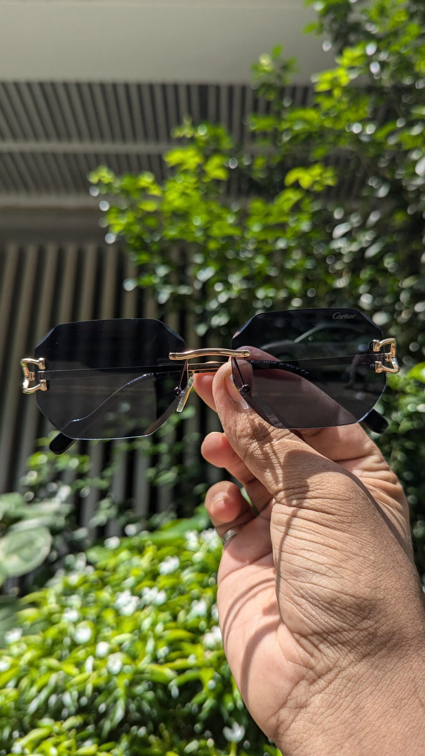 Cartier Rimless premium quality unisex sunglasses