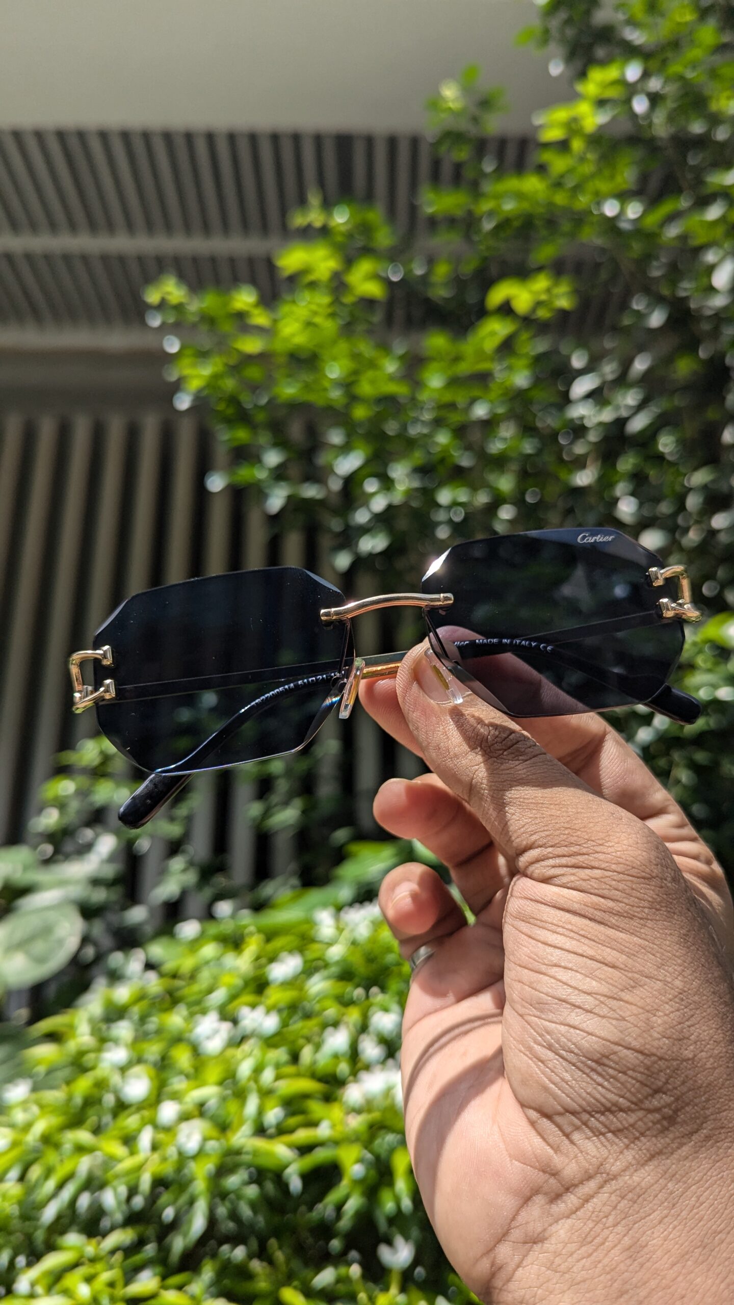Cartier Rimless premium quality unisex sunglasses - Image 4