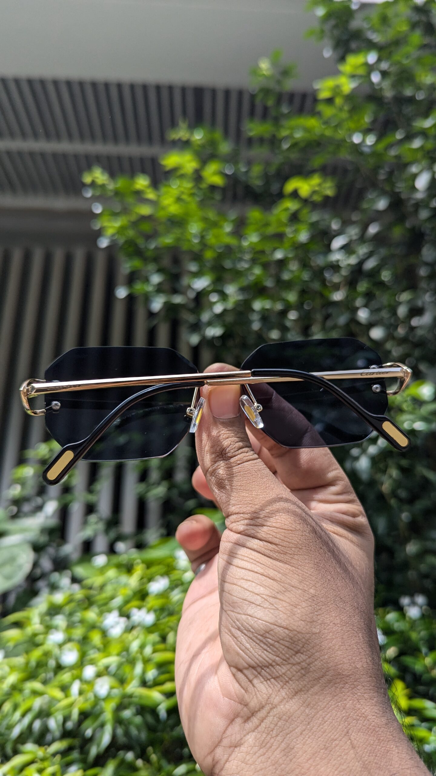 Cartier Rimless premium quality unisex sunglasses - Image 5