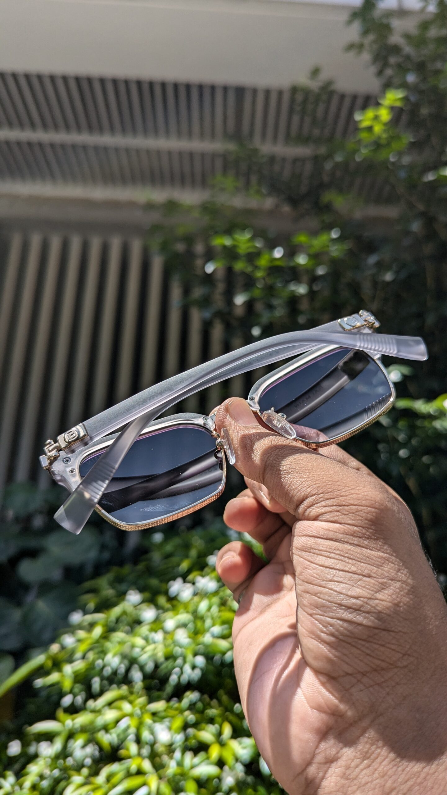 BALMAIN E393FFS ZS98123– SUNGLASSES – ASH BLUE - Image 4