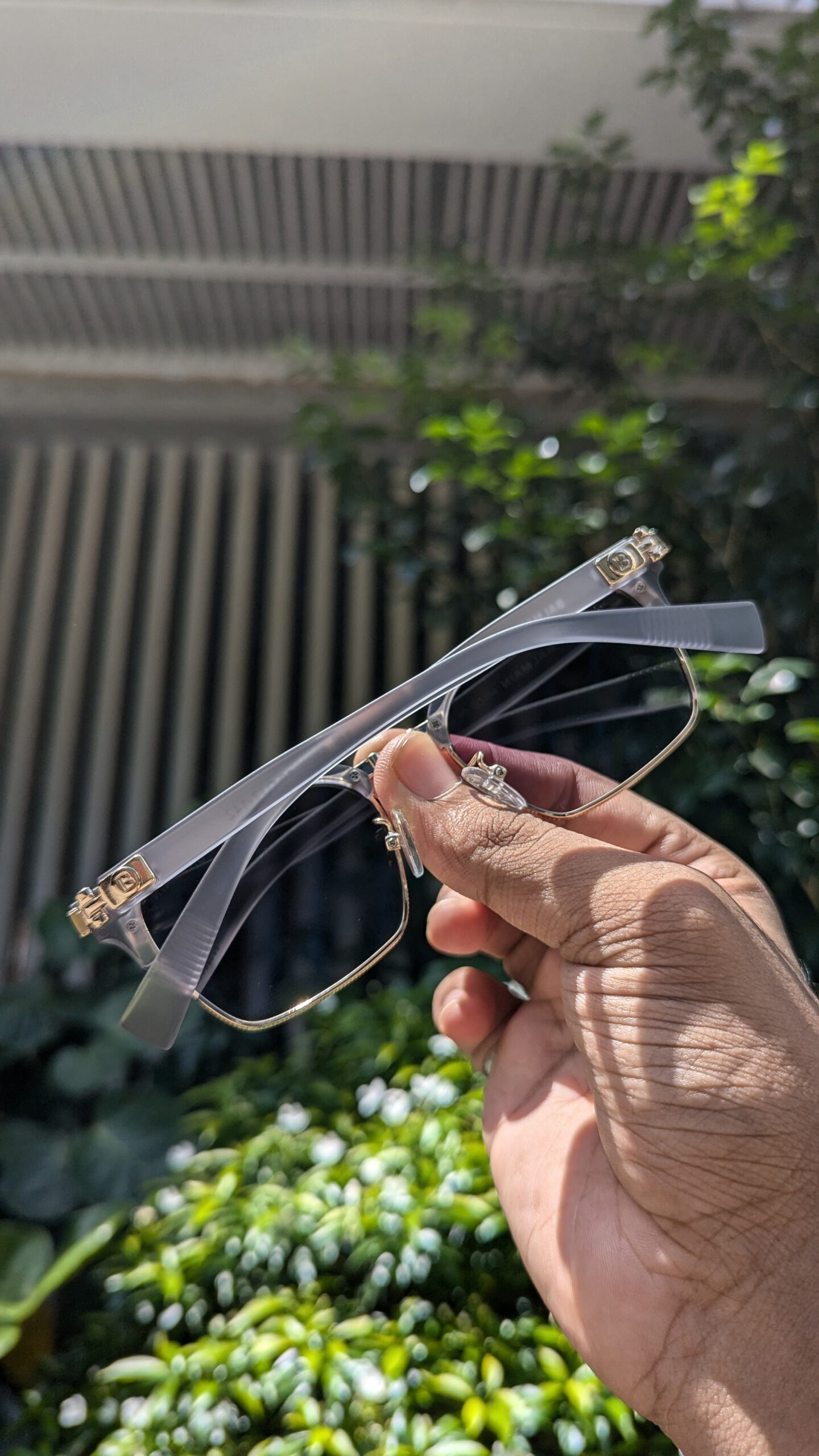 BALMAIN E393FFS ZS98123– SUNGLASSES – ASH BLUE - Image 5