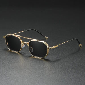 2025 Square Sunglasses Women Trendy Vintage Steampunk Sunglass Men Luxe Fashion