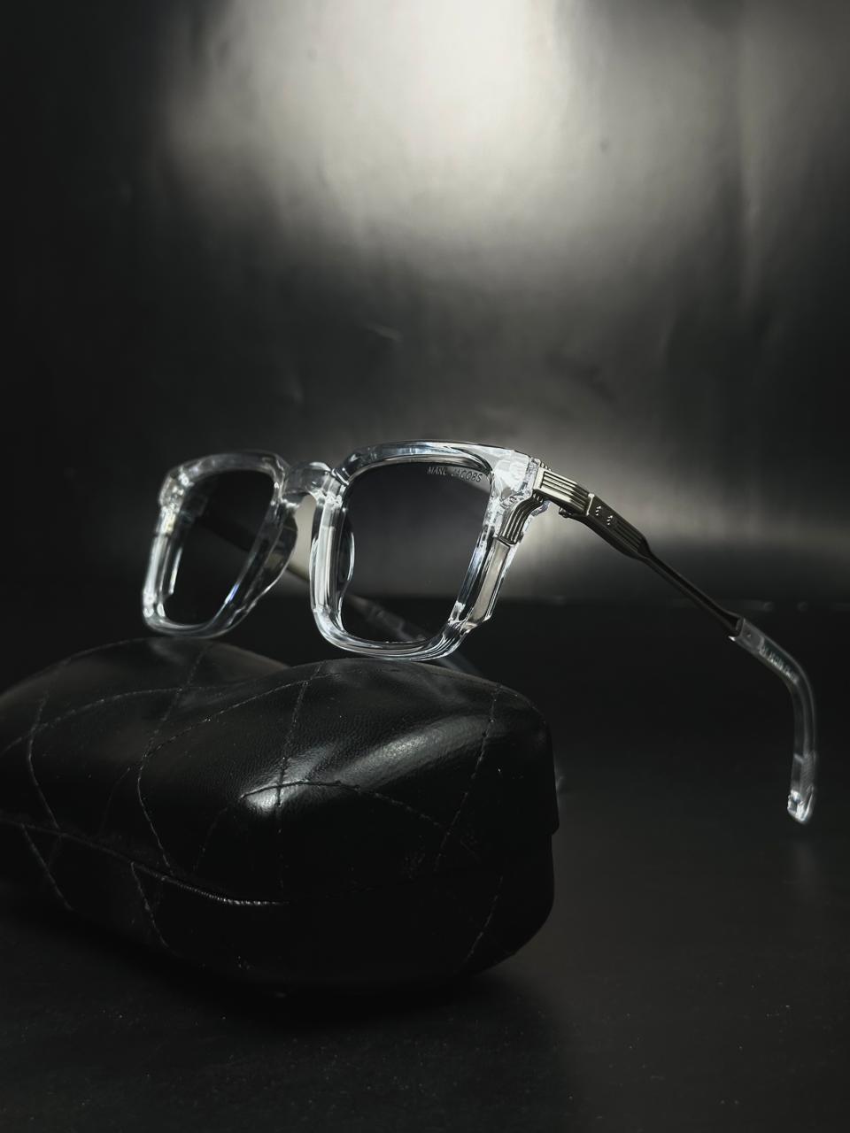 Transparent Color Unique moscot sunglasses - Image 2