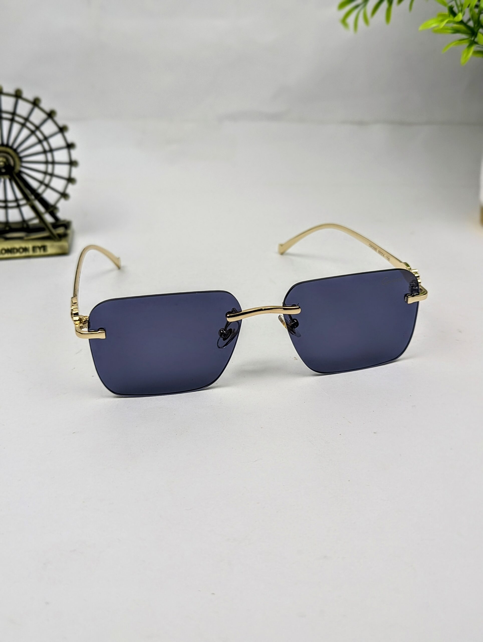 Cartier premium quality unisex rimless sunglasses - Image 2