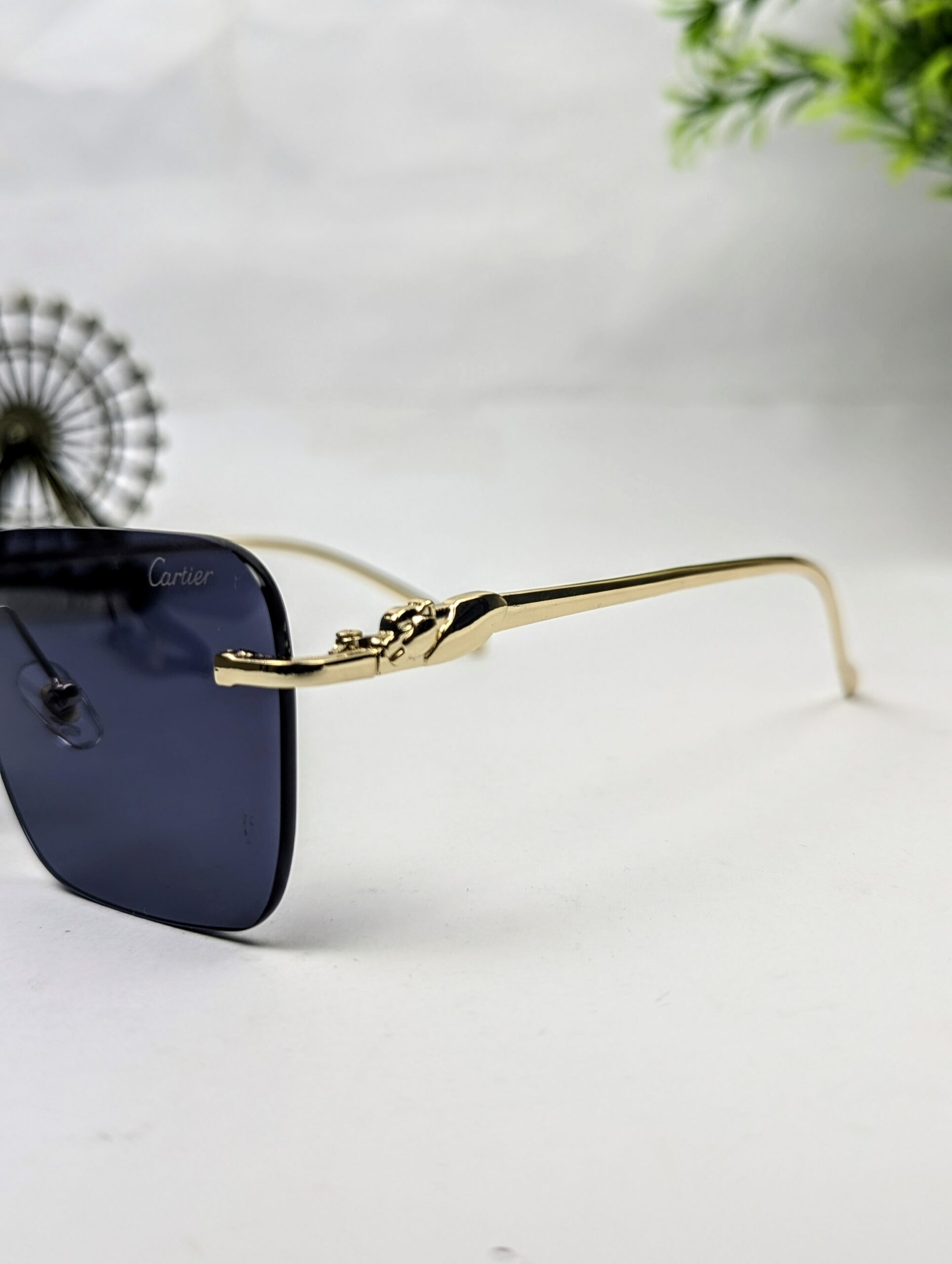 Cartier premium quality unisex rimless sunglasses - Image 3