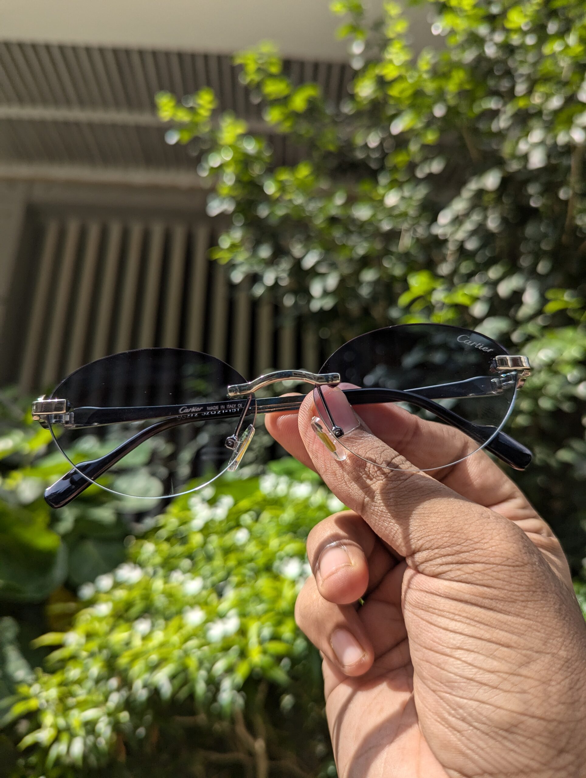 Cartier premium quality unisex rimless sunglasses - Image 4
