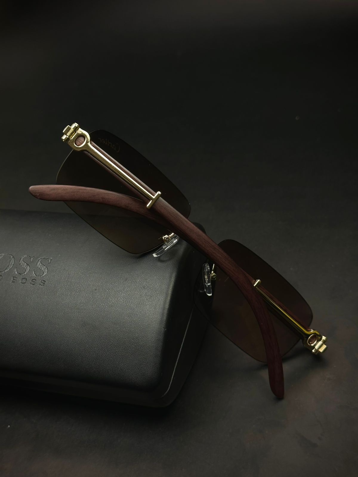 Cartier Premium quality Luxury Fashion unisex Rimless Sunglass - Image 2