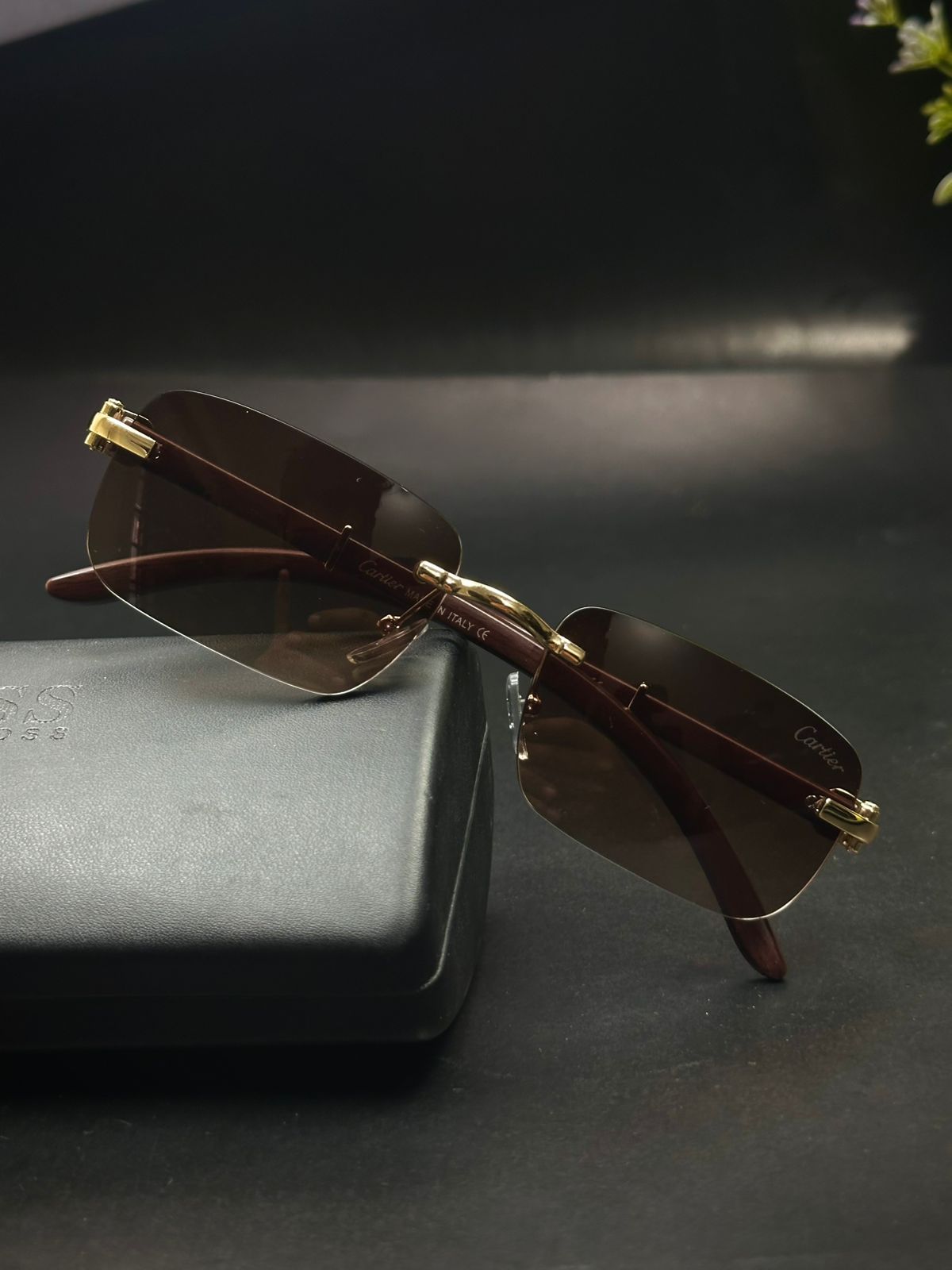 Cartier Premium quality Luxury Fashion unisex Rimless Sunglass - Image 3