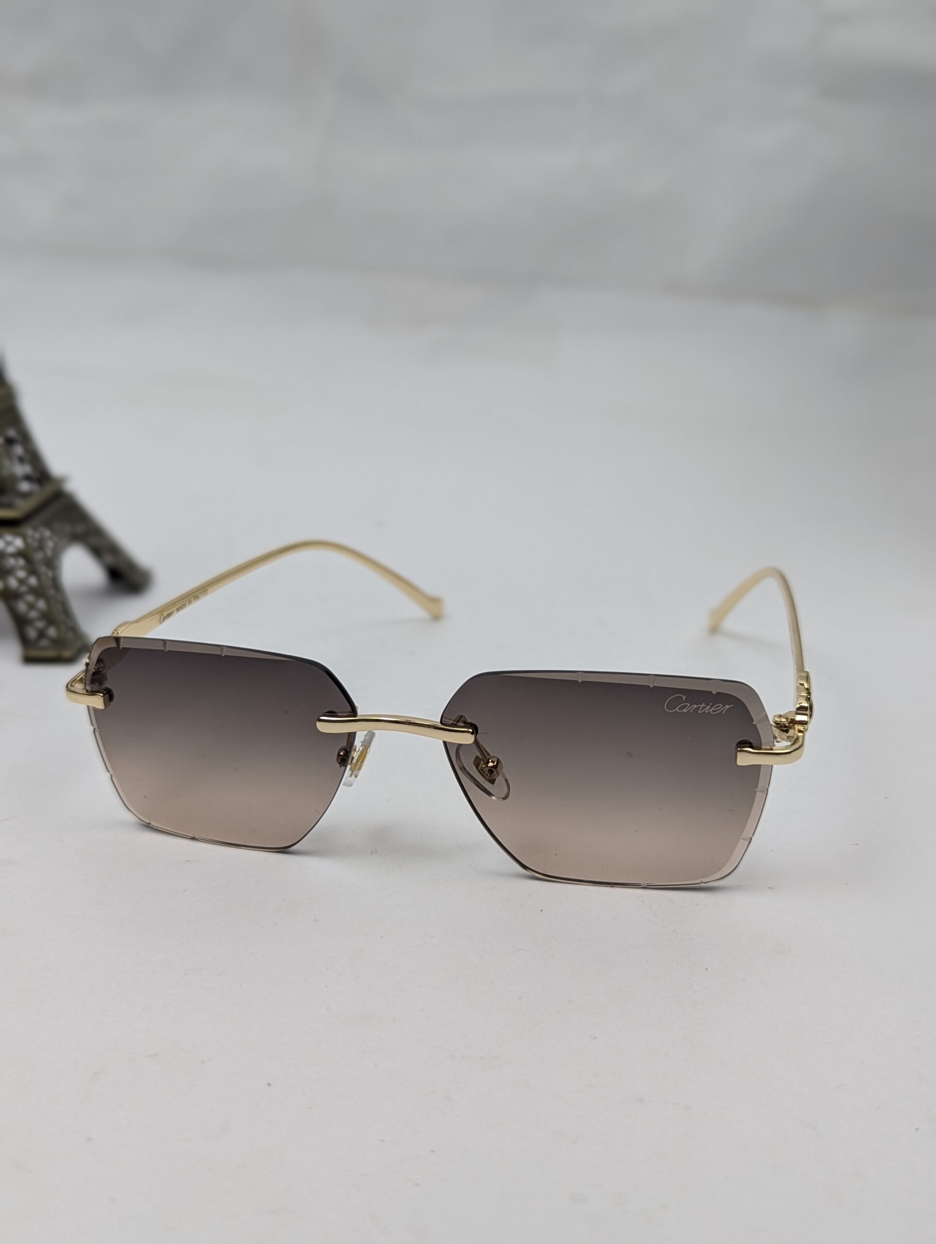 Cartier Premium quality Luxury Fashion unisex Rimless Sunglass - Image 4