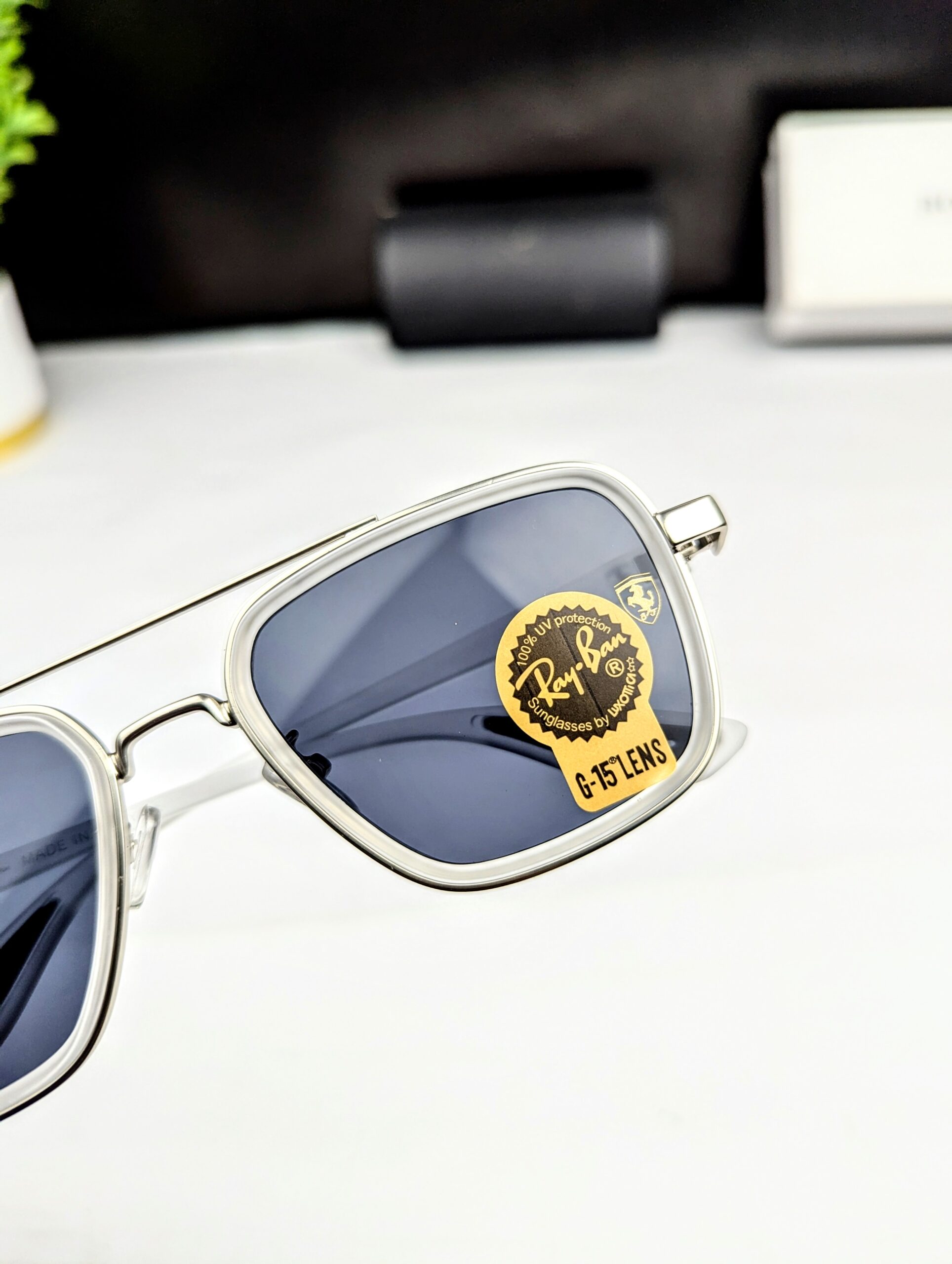 100 Uv Protection Ray Ban Aviator Sunglasses 100 Uv Ray - Image 2