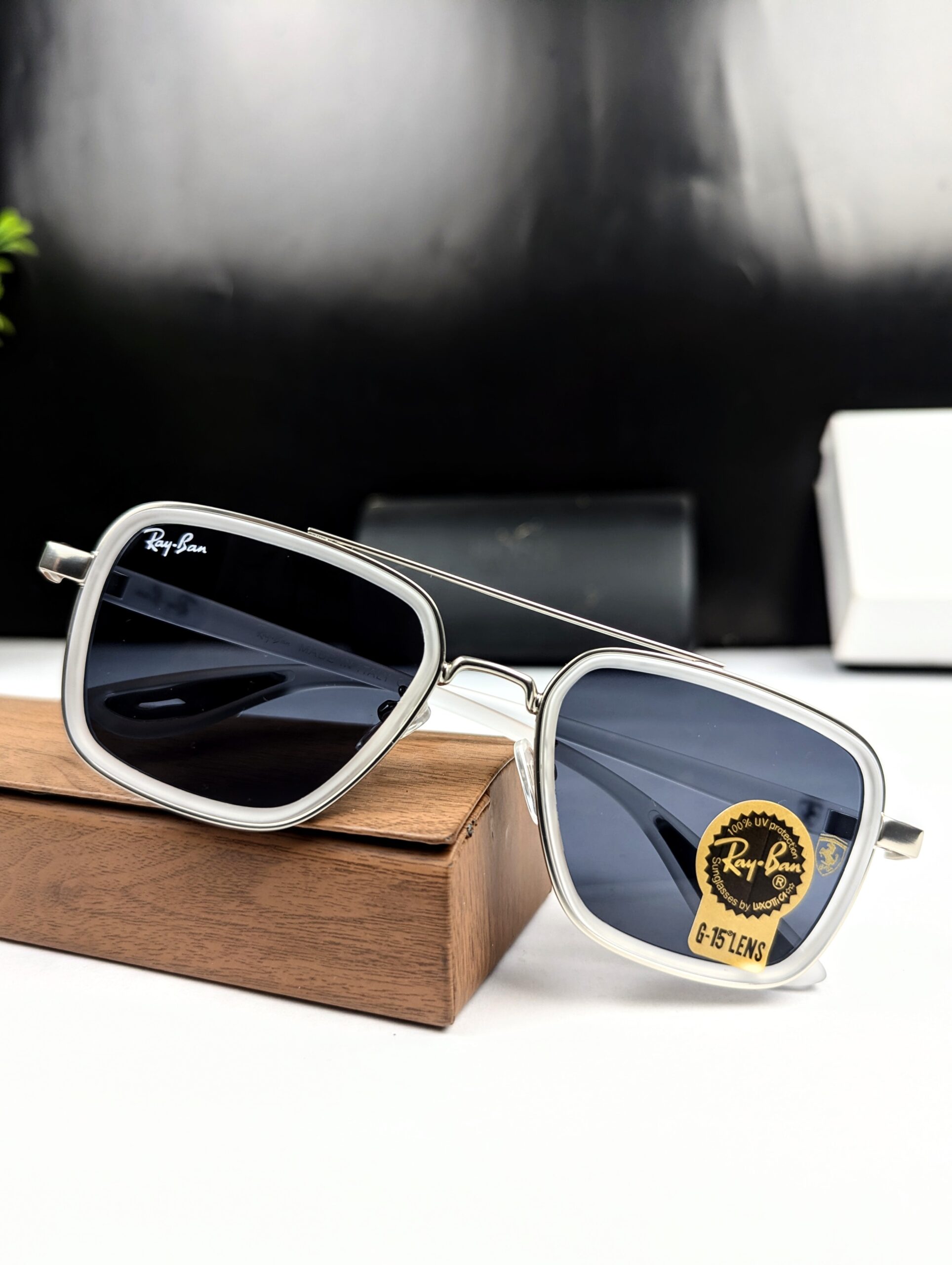 100 Uv Protection Ray Ban Aviator Sunglasses 100 Uv Ray - Image 4