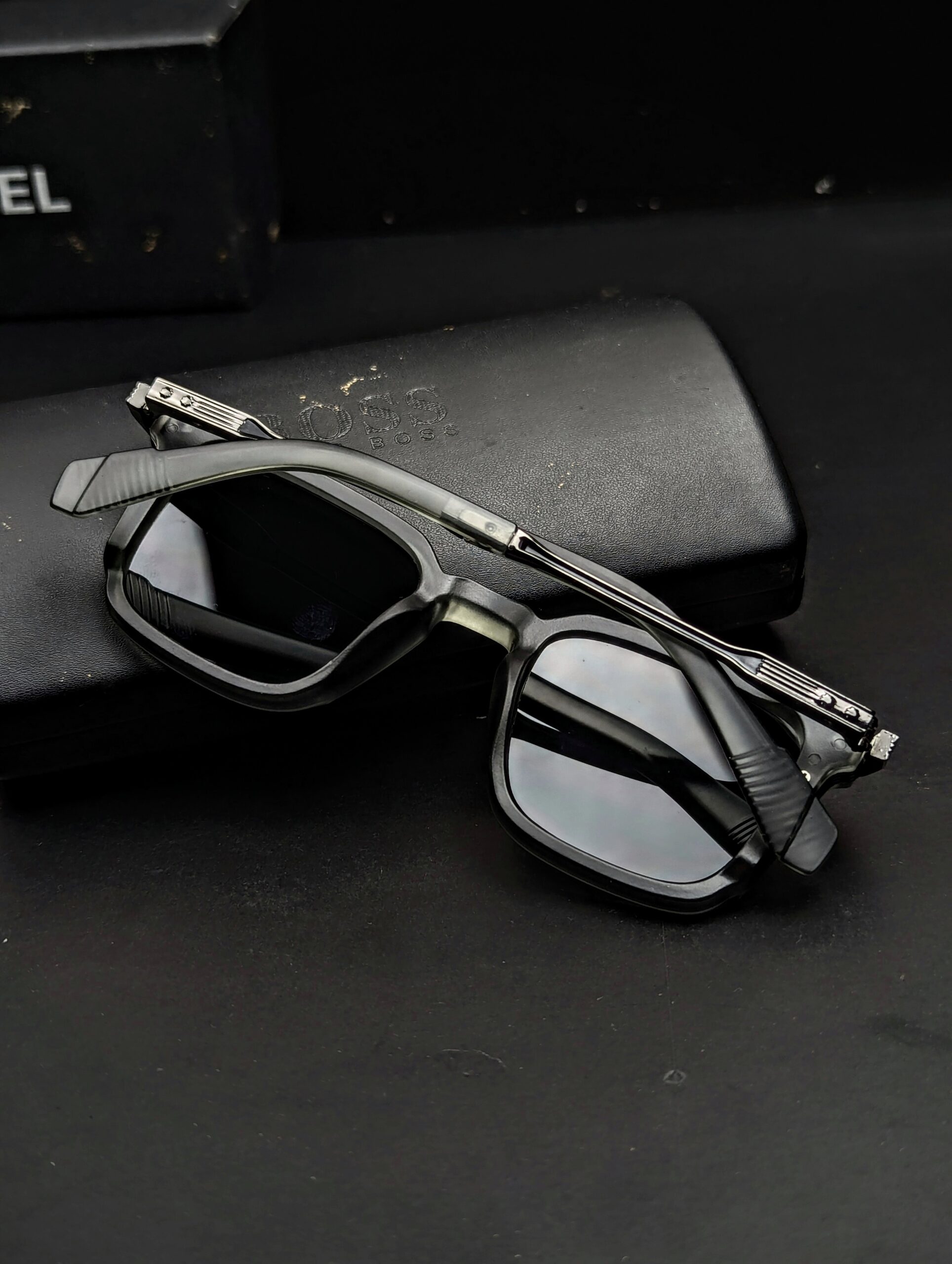 Deep Green Color Unique moscot Sunglasses - Image 2